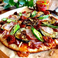 夏野菜のピザ🍕