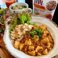 大豆のお肉で麻婆豆腐🌶️| ゆかりさん