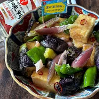 夏野菜と厚揚げの焼き浸し|とんちんさん