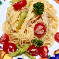 ツナとトマトの冷製パスタ|mootsさん