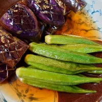 茄子とオクラの焼きびたし|mootsさん