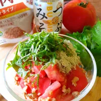 大豆ミートとトマト🍅のコチジャン和え|fumfumさん