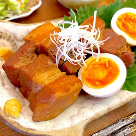 「日の出新味料（醇良）」を使ってみたSnapdishの料理・レシピ写真:お箸で切れちゃうトロトロ豚の角煮