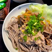 牛肉と胡桃ダレの冷やし蕎麦|DKさん