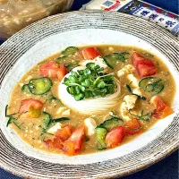 冷や汁そうめん