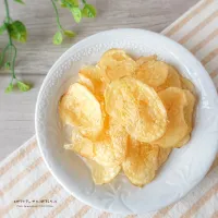 収穫した「ぽろしり」でポテトチップス|ゆずぽんさん
