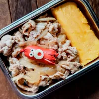 漢の…自分用🍱豚の生姜焼き丼弁当|ᵏᵒᵘさん