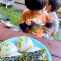 飯ごうで枝豆ごはん🍚|＊.｡.＊ yükinaﾟ＊.｡.＊さん