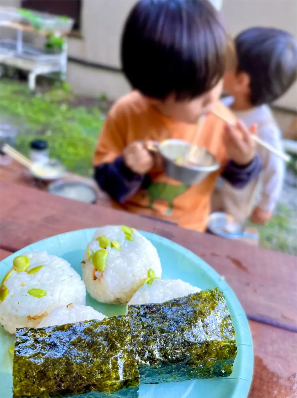 飯ごうで枝豆ごはん🍚|＊.｡.＊ yükinaﾟ＊.｡.＊さん
