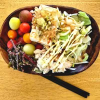 トマト🍅トウフサラダ|mojo25soloさん