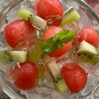 🍉すいかキラキラサイダーゼリー🍉|15taruto.tarutoさん