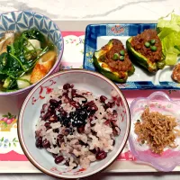 ピーマンのキーマカレー詰め　ごはん|foodanalystＭＩＫＩさん