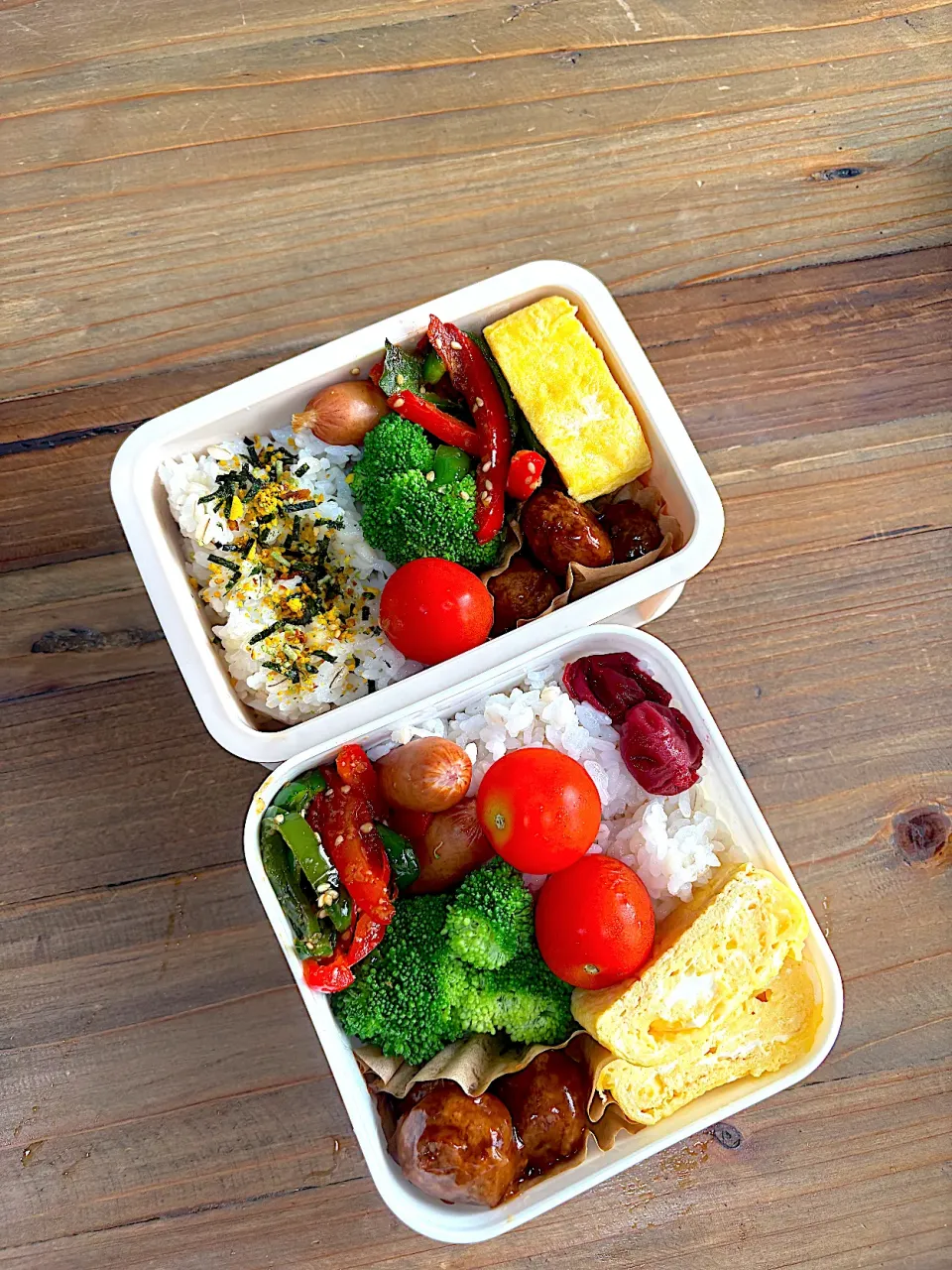 娘と自分弁当|るりさん