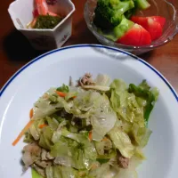 豚肉とレタスの炒め物| ぱやさん