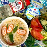 夏の「新味料」チャレンジ!にゅー麺🍜✨|🌼はなちゃん🌼さん