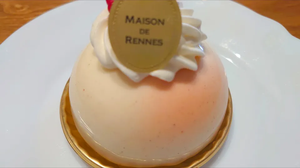 桃のチョコムース|ひよこさん