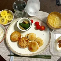 7/22晩ご飯：長芋と玉ねぎのバタポンステーキ|ななみんさん