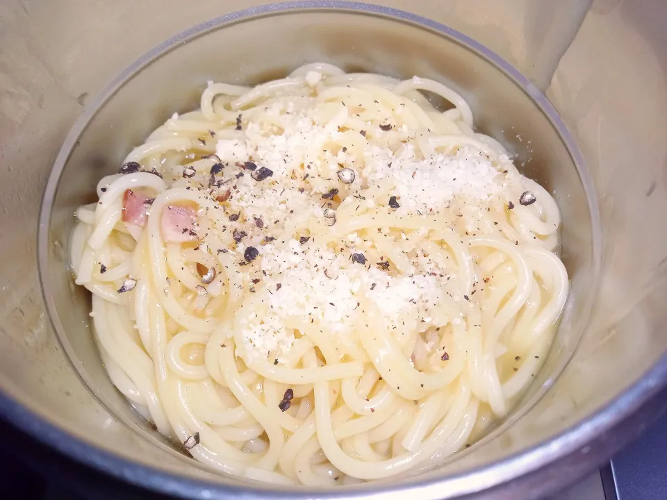 水漬けカルボナーラスパゲティ|darkbaronさん