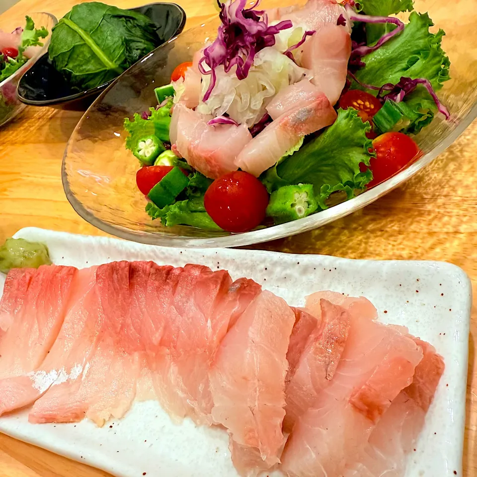 2日目の熟成カンパチ|もやぴさん