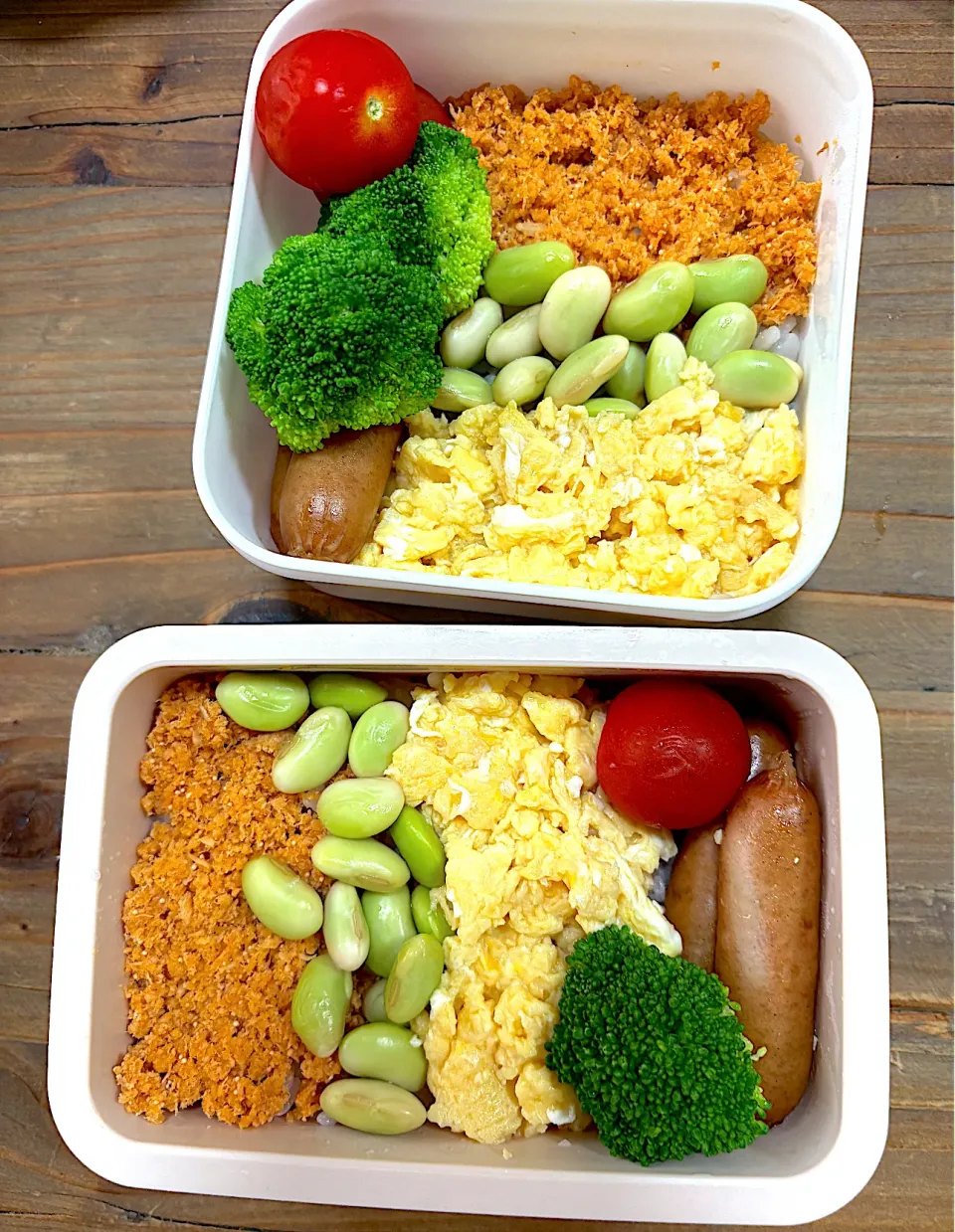 秘伝豆で3食丼。|るりさん