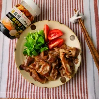 生麹パウダー黒胡椒ブレンドで豚肉炒め|ナオミさん