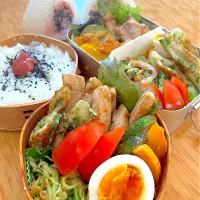 家族お弁当🍱୧⃛(๑⃙⃘◡̈︎๑⃙⃘)୨⃛❤️|ふみぃさん