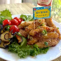 鶏胸肉のステックみりん焼き|とんちんさん