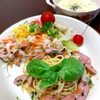 朝パスタ🍝