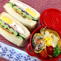 自分弁当🥪|がおりんさん