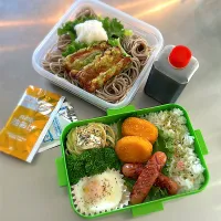 R7.7/23 ㈬  ·͜·♡おろし天蕎麦&洋風弁当👨🏻‍🍳|hamakoさん