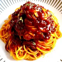 リモートワークのおひとり様ランチ🍝大豆ミートdeボロネーゼパスタ|KANAさん