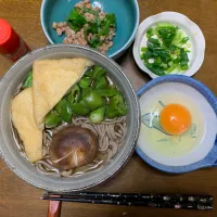 昼食　月見キツネそば|ATさん