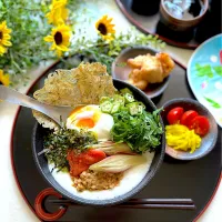 明太子トロロ蕎麦| マーブルさん