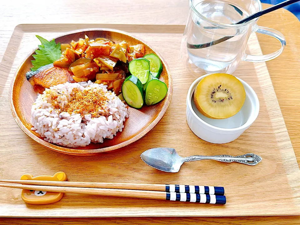 サーモンソテー＆ラタトゥイユ ランチ|ライラックマさん