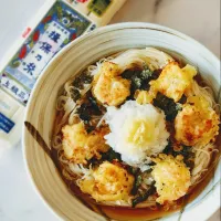 小海老天磯おろしそうめん|ひかるさん