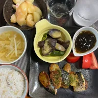 7/23晩ご飯：鯖とじゃがいもの青のりソテー|ななみんさん