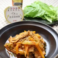 チュユクポックム(豚肉の甘辛炒め)|めいめいさん