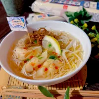 ワンタンそうめん|meg*ˊᵕˋ*megさん