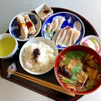 鰤の酢漬け定食