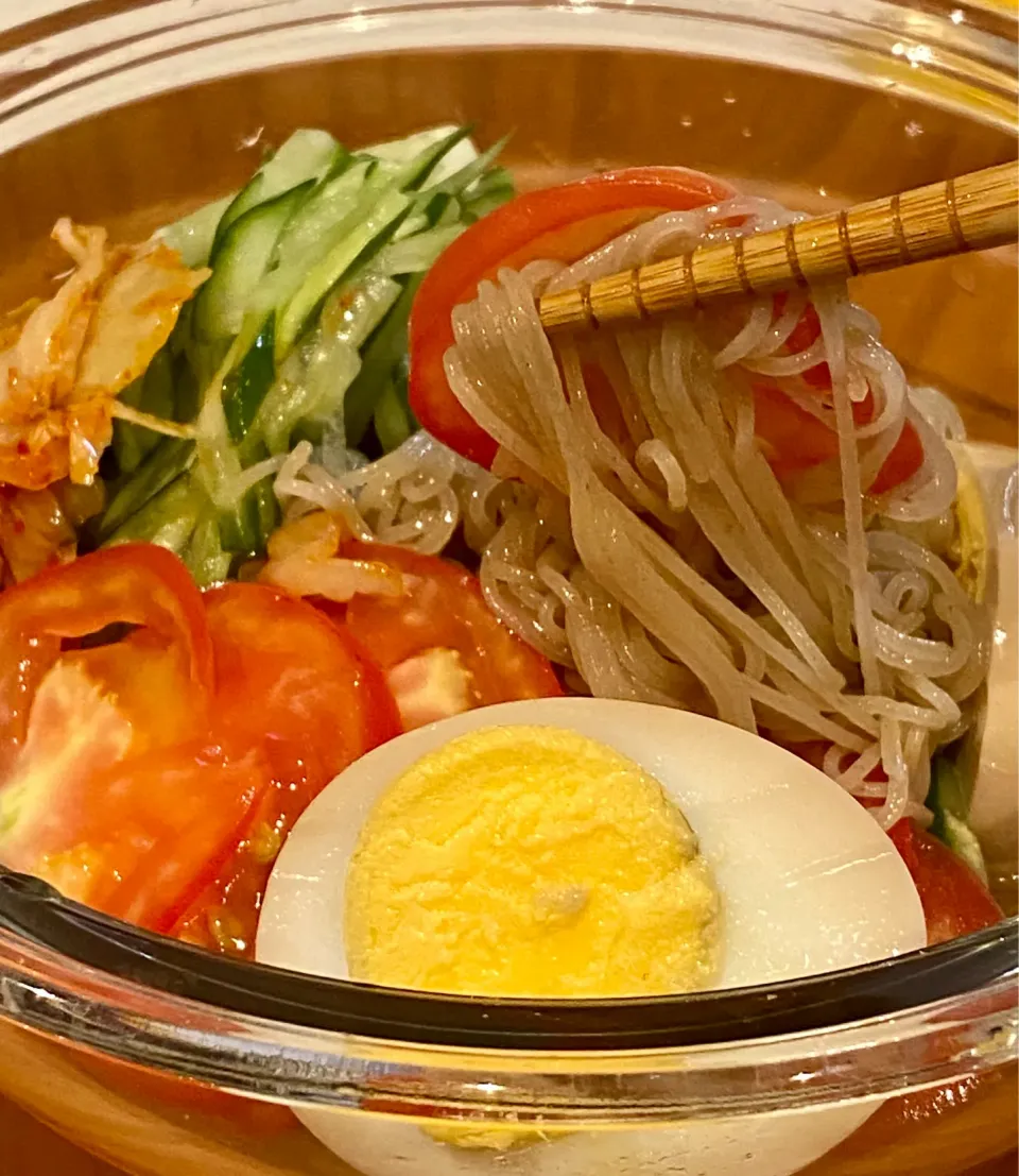 猛暑です。さっぱり冷やし冷麺|kimi kimi kitchenさん