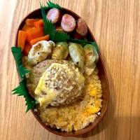チャーハンハンバーグ弁当|Dandaddyさん