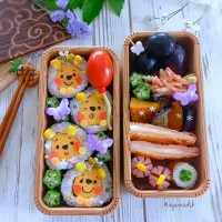 ☘️🐝🍯☘️🐝🍯🎈
プーさん海苔巻き弁当|ayano.adshさん