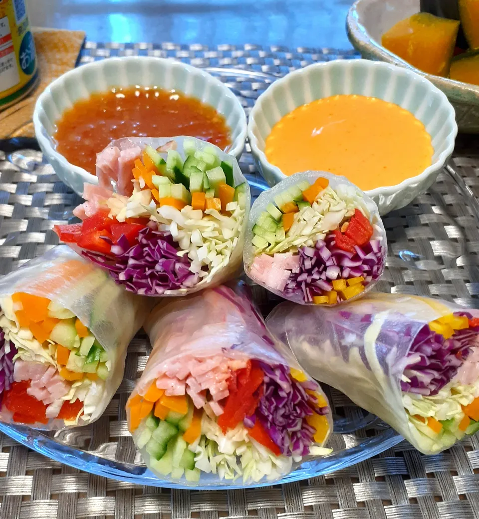 レインボー🏳️‍🌈サマーロール|びせんさん