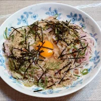 冷やし釜玉そうめん|nancy-1106さん