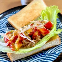 そぼろ肉でハンバーグモドキ|deekay71さん