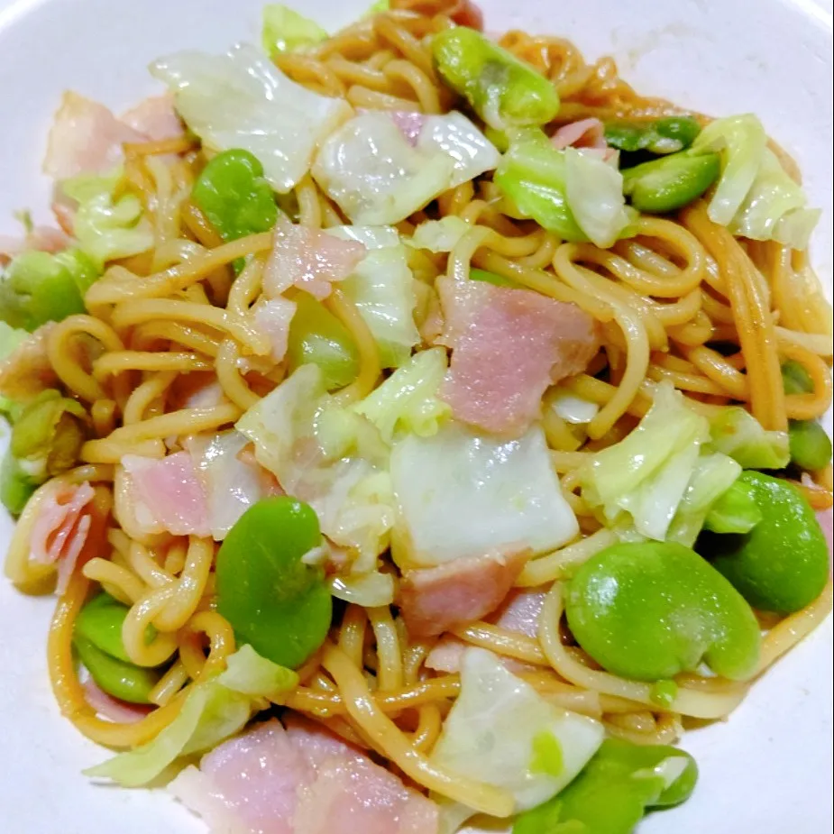 レンジで醤油焼きそば|ちゃー坊さん