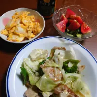 豚バラとピーマンキャベツの炒め物|ぱやさん