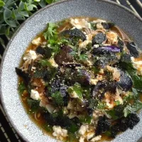 ナスと崩し豆腐のぶっかけ蕎麦|MAPITEEさん