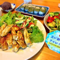 鶏手羽中のスパイスソテー|じゅんさんさん