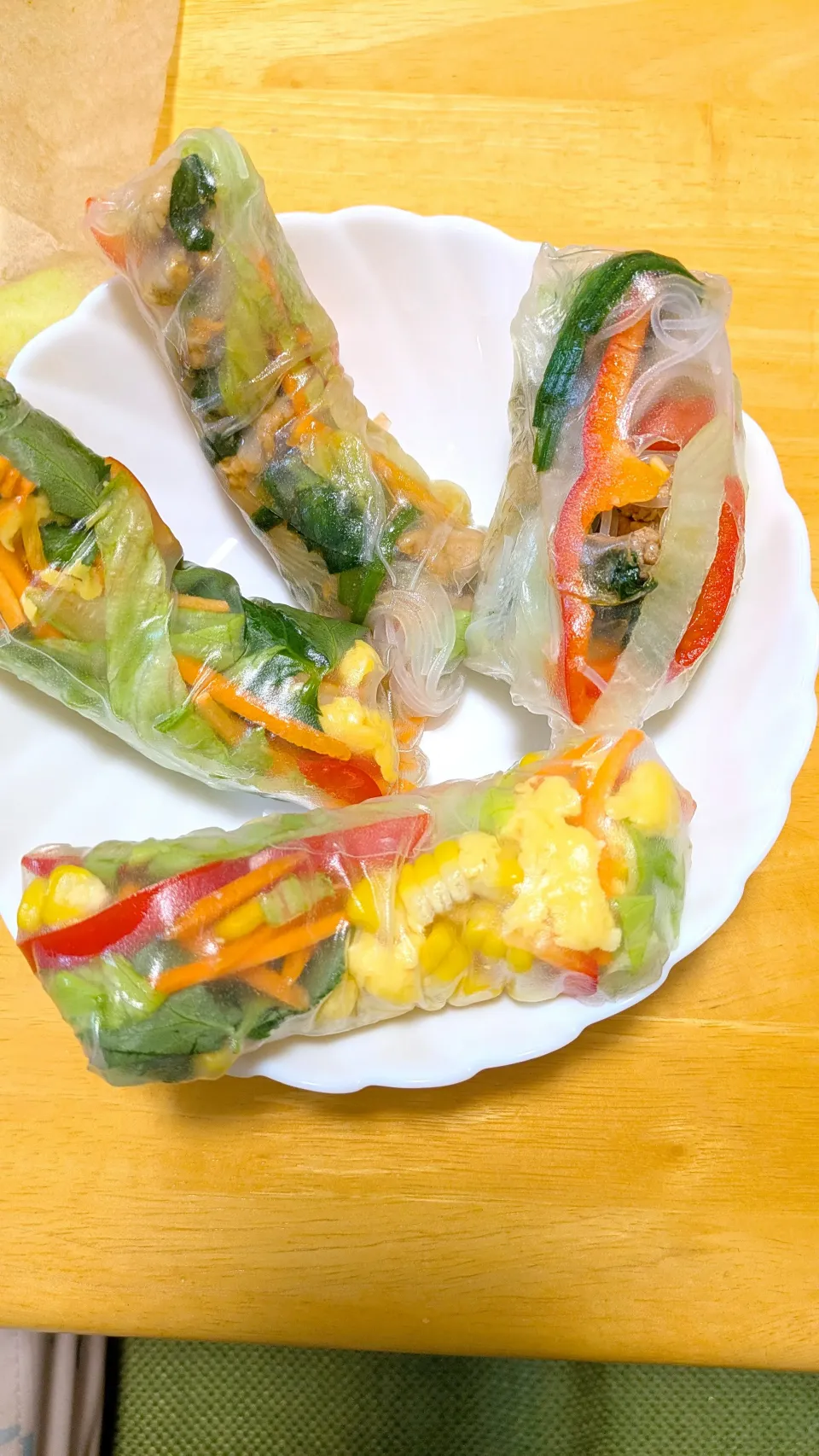 簡単レインボーサマーロール|ちゃんあやさん